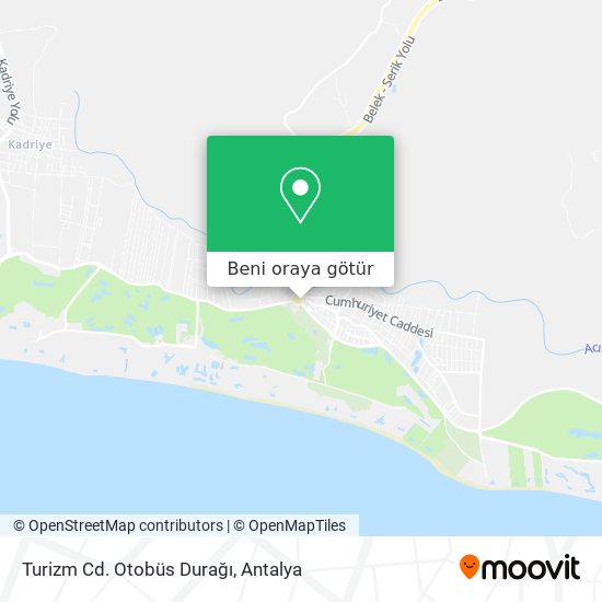Turizm Cd. Otobüs Durağı harita