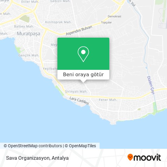 Sava Organizasyon harita