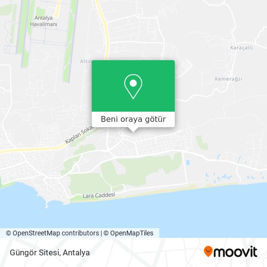 Güngör Sitesi harita