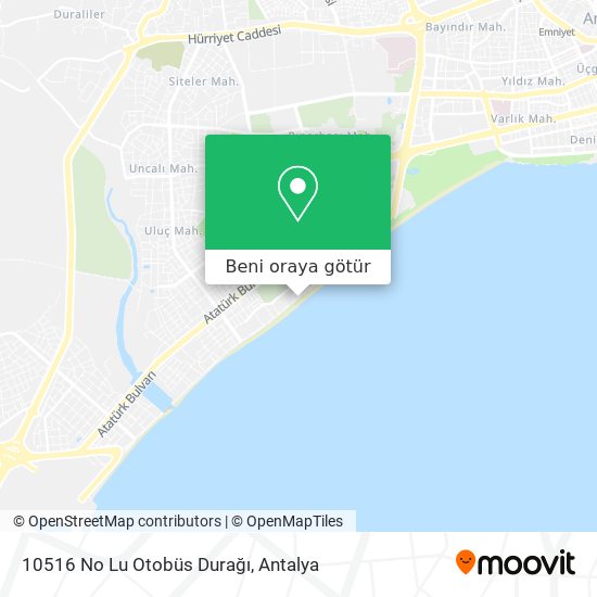 10516 No Lu Otobüs Durağı harita