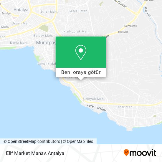 Elif Market Manav harita