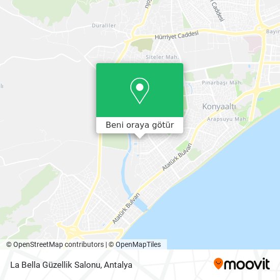 La Bella Güzellik Salonu harita