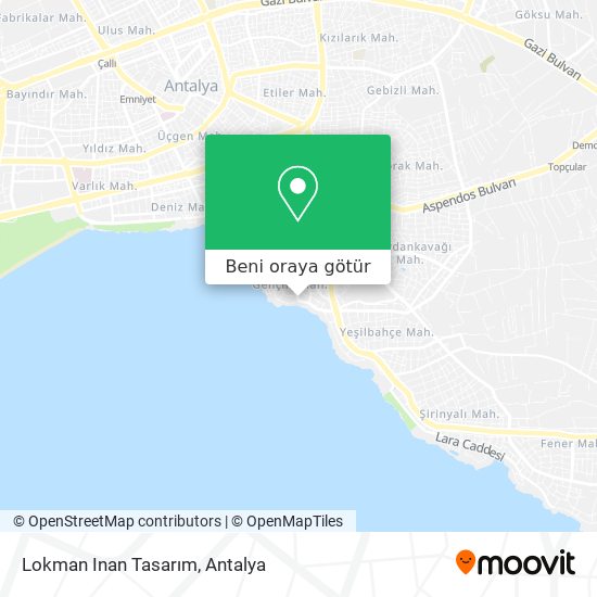 Lokman Inan Tasarım harita