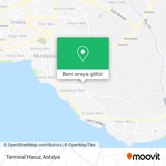 Terminal Havuz harita