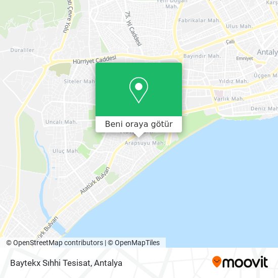 Baytekx Sıhhi Tesisat harita