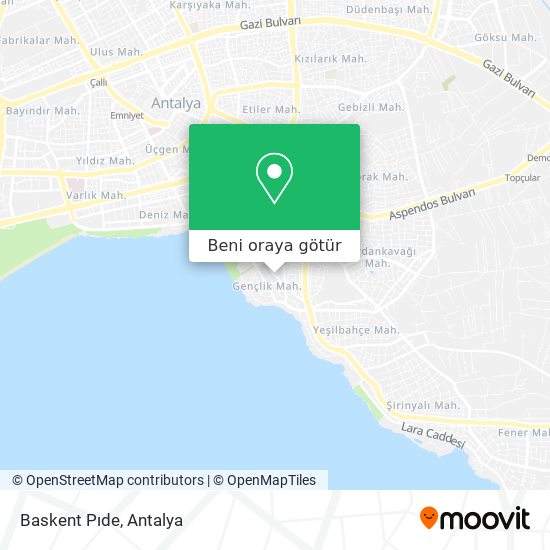 Baskent Pıde harita