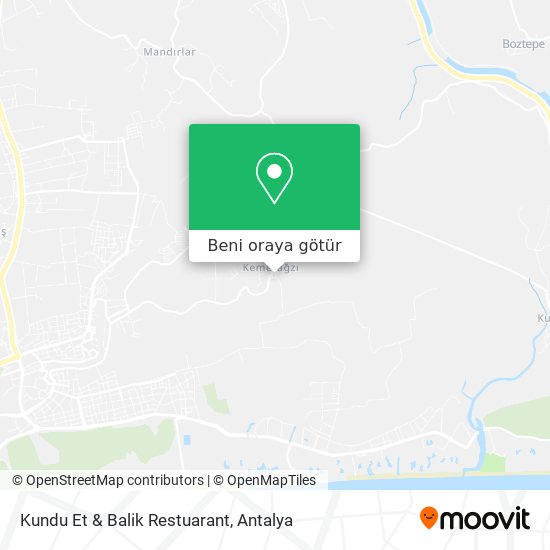 Kundu Et & Balik Restuarant harita