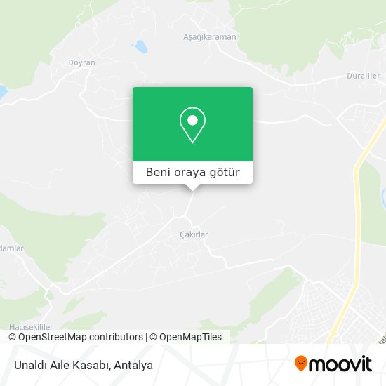 Unaldı Aıle Kasabı harita
