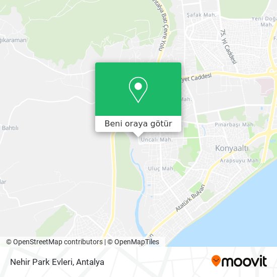 Nehir Park Evleri harita