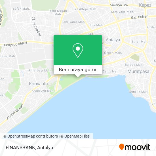 FİNANSBANK harita