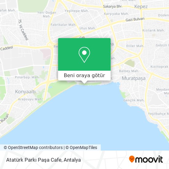 Atatürk Parkı Paşa Cafe harita