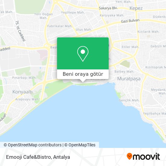 Emooji Cafe&Bistro harita