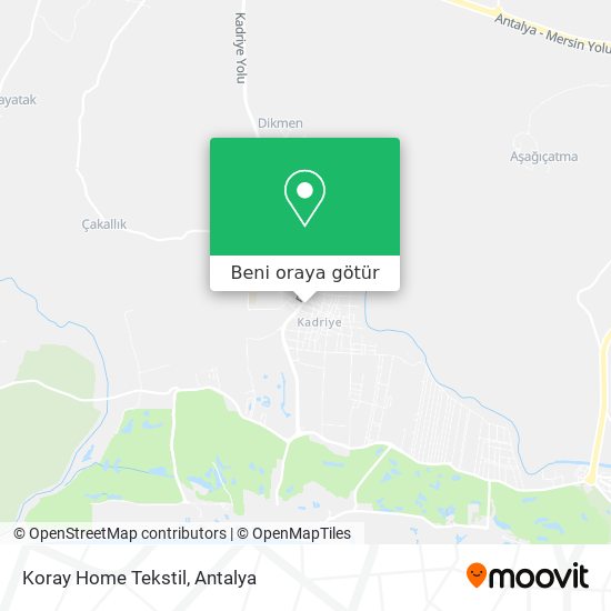 Koray Home Tekstil harita