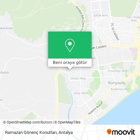 Ramazan Gönenç Konutları harita