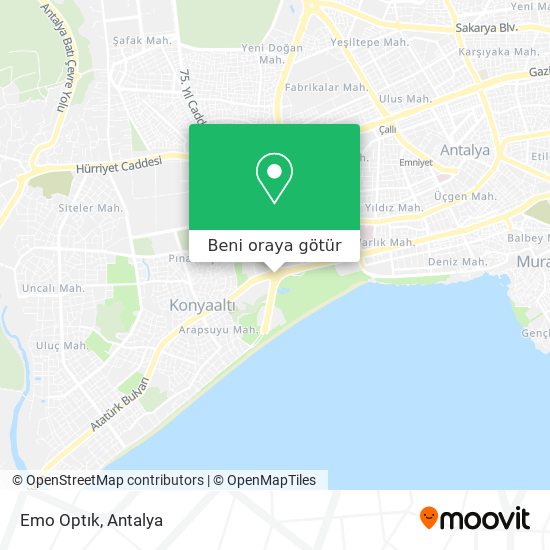 Emo Optık harita