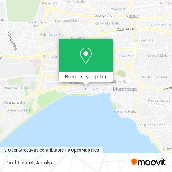 Oral Ticaret harita