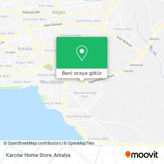 Karcılar Home Store harita