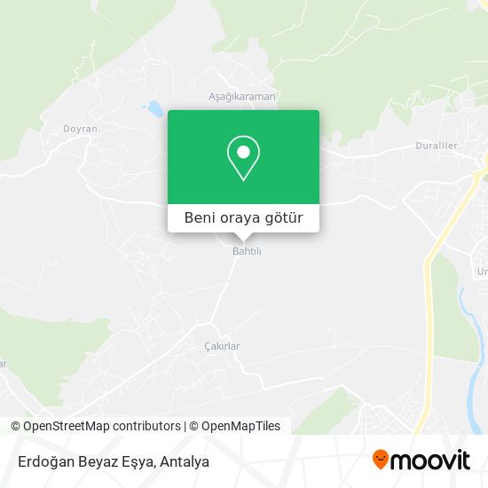 Erdoğan Beyaz Eşya harita
