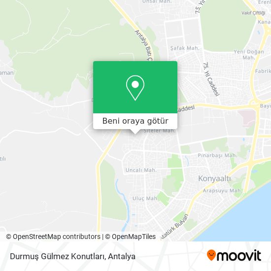 Durmuş Gülmez Konutları harita