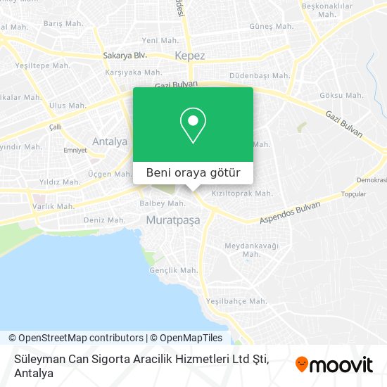 Süleyman Can Sigorta Aracilik Hizmetleri Ltd Şti harita