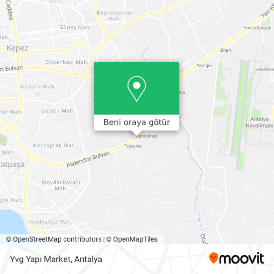 Yvg Yapı Market harita