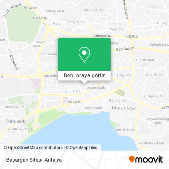 Başargan Sitesi harita
