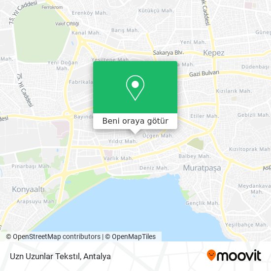 Uzn Uzunlar Tekstıl harita