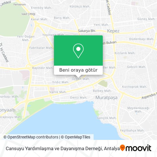 Cansuyu Yardımlaşma ve Dayanışma Derneği harita