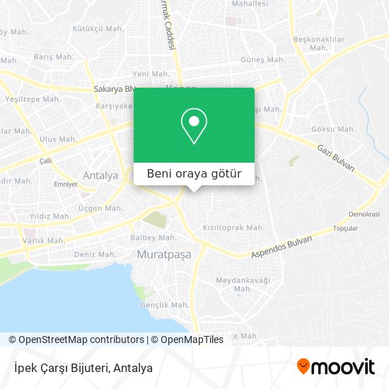 İpek Çarşı Bijuteri harita