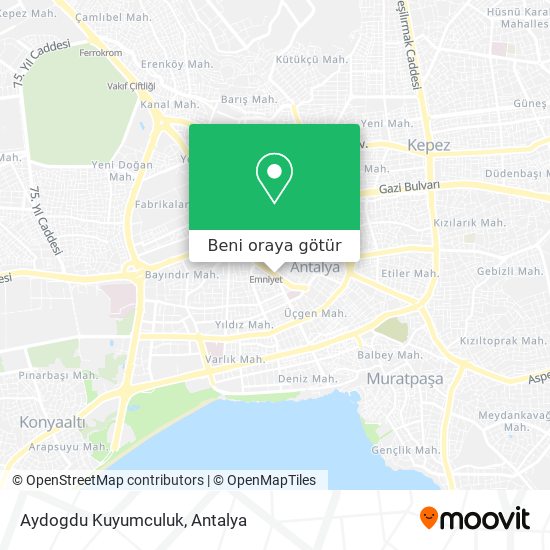 Aydogdu Kuyumculuk harita