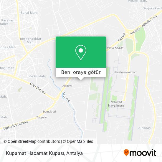 Kupamat Hacamat Kupası harita