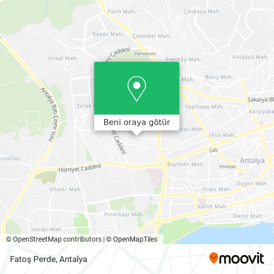 Fatoş Perde harita