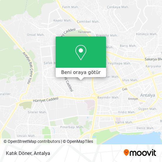 Katık Döner harita