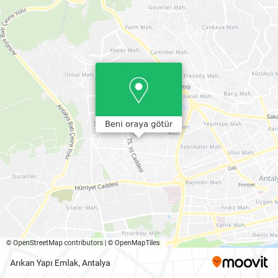 Arıkan Yapı Emlak harita