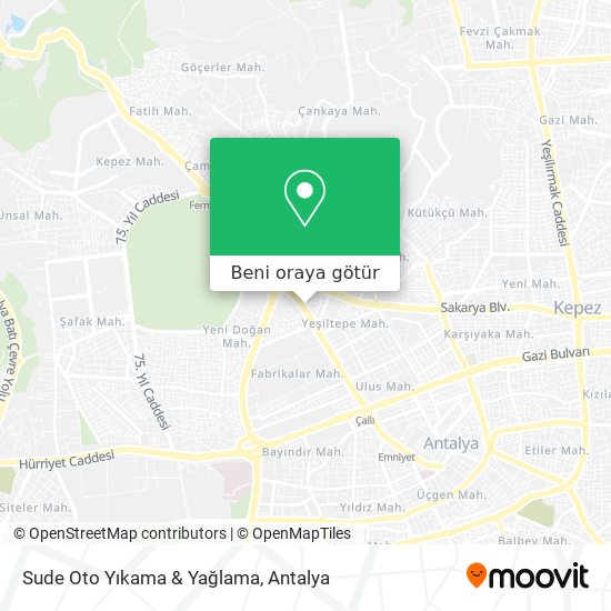Sude Oto Yıkama & Yağlama harita