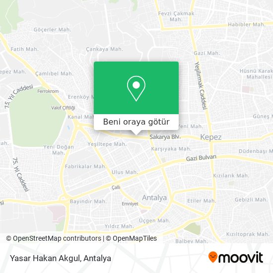 Yasar Hakan Akgul harita