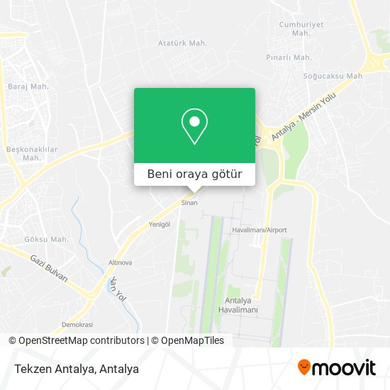 Tekzen Antalya harita