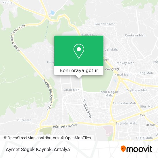 Aymet Soğuk Kaynak harita