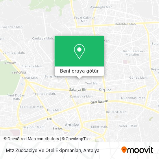 Mtz Züccaciye Ve Otel Ekipmanları harita