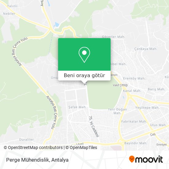 Perge Mühendislik harita