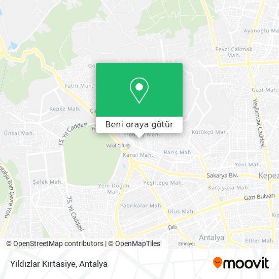 Yıldızlar Kırtasiye harita