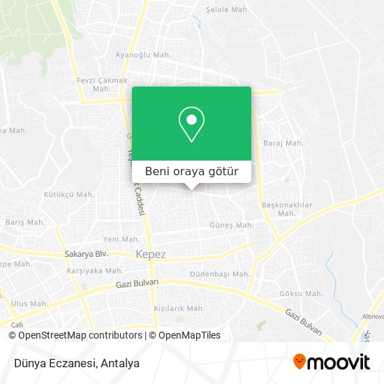 Dünya Eczanesi harita