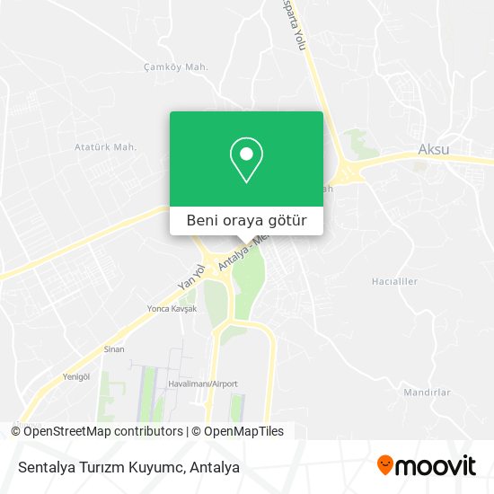 Sentalya Turızm Kuyumc harita