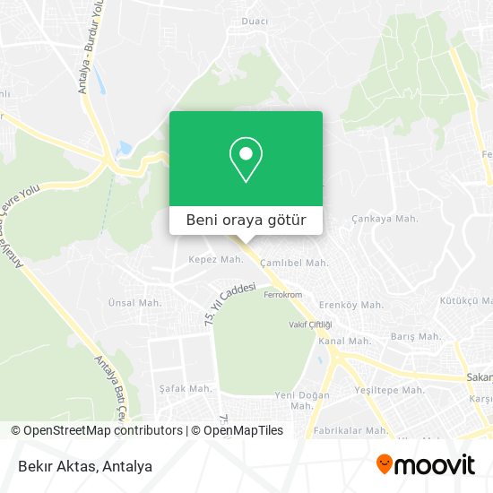 Bekır Aktas harita