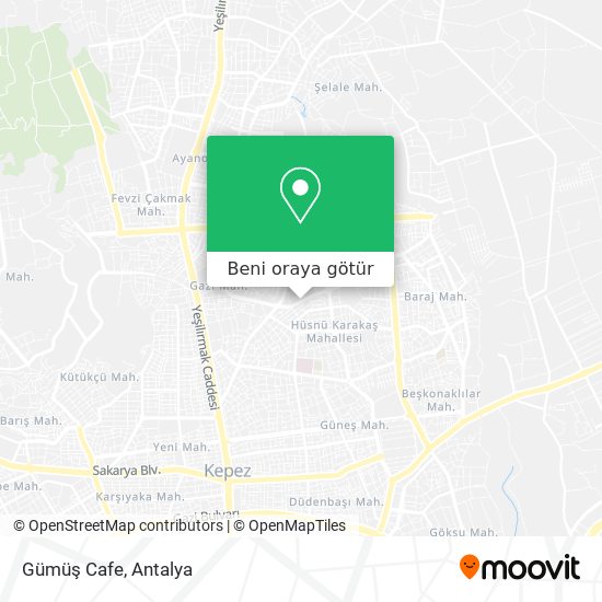 Gümüş Cafe harita