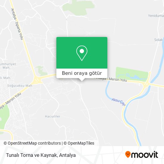Tunalı Torna ve Kaynak harita