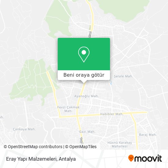 Eray Yapı Malzemeleri harita
