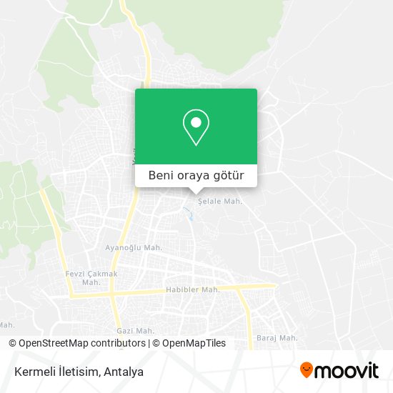 Kermeli İletisim harita