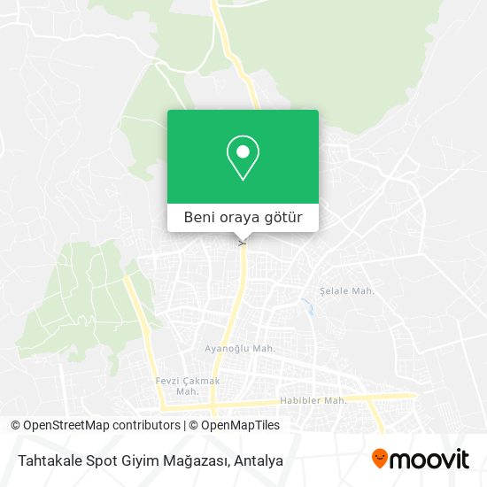 Tahtakale Spot Giyim Mağazası harita