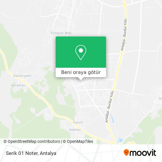 Serik 01 Noter harita